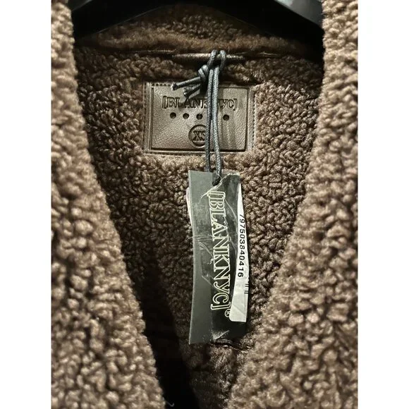 BlankNYC Sherpa Trim Jacket - Picture 4 of 5